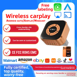 Convertidor 4 en 1 Naranja para Audi A4L (2017-2024), Compatible con <span class=keywords><strong>iPhone</strong></span> y Android, Mirror Casting, CarPlay, para Todos los Modelos de Auto - Product Image 2