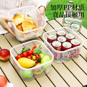 Food Storage Container <b>Plastic</b> Airtight Leak Proof With Lid For Fruits <b>Eggs</b> Refrigerator Use - Product Image 3