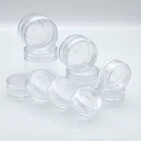 Small Clear Cream Jar, Plastic Pot Box