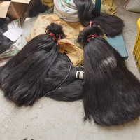 Cheveux Indiens Bruts de Temple 12a Non Traités Vierges, Cheveux Vierges Indiens Bruts Non Traités, Cheveux Indiens Aligné des Cuticules d'Inde