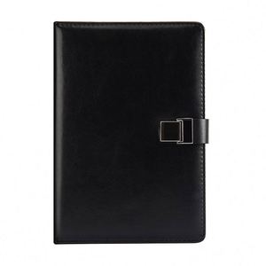 Promotion Planner Organizer A5 Leather Cover Business Meeting Gift 100 Sheets Hardcover Sewing Binding <b>Journal</b> Set Notebook - Product Image 2