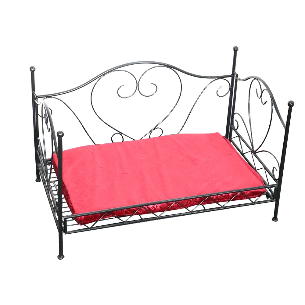 नई आगमन डिजाइन पालतू फर्नीचर बिल्ली बिस्तर कुत्ते धातु बिस्तर पालतू बिस्तर सोफे