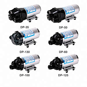 Bomba de diafragma de microvacío de alta presión con motor eléctrico de 24 V CC CA, <span class=keywords><strong>kit</strong></span> de bomba de agua y aceite de PTFE PP para RV, laboratorio, RO - Product Image 2
