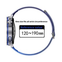 Bracelet de montre en nylon dégradé pour Huawei GT Runner 2, bracelet de remplacement 20 mm 22 mm