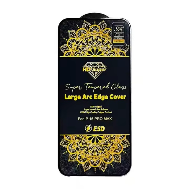 ESD Anti-static Anti Scratch 9H Mobile Phone Tempered Glass for samsung Screen Protector for iPhone 15 14 13 12 16 Pro Max
