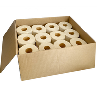 Rouleaux de papier toilette en pulpe de bambou personnalisés en usine à bas prix, avec papier toilette 2/3/4 couches et papier toilette blanc