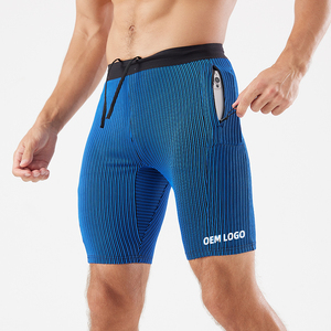 Quần short thể thao bó sát tùy chỉnh bán buôn chất liệu spandex dành cho nam nữ, tập luyện, chạy bộ, kiểu dáng thể thao, lưng trung, chất liệu thun co giãn - Product Image 1