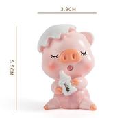 Décoration de gâteau d'anniversaire pour bébé, adorable figurine de poupée, thème de fête prénatale, décoration de gâteau
