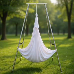 Soporte para Columpio de Yoga Aéreo, 9.67 Pies de Altura, Hamaca de Nailon, Estructura Profesional para Yoga, Capacidad de 20 kg+, para Uso en Interiores y Exteriores, Todas las Estaciones - Product Image 2