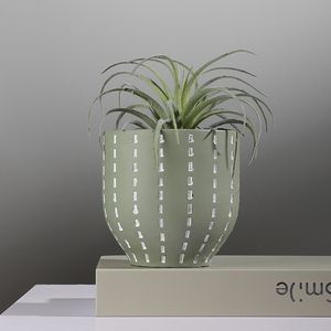 Personalizzato promozionale di colore opaco <span class=keywords><strong>cemento</strong></span> decorazioni per la casa decorazione di cerimonia nuziale giardino ornamentale <span class=keywords><strong>vasi</strong></span> per piante succulente - Product Image 5