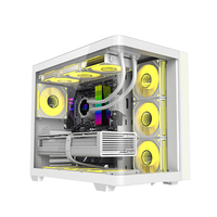 AntarcChill OEM ATX Case ARGB Led Light Desktop CPU Cabinet Computer Casing Gaming Case Pc With Tempered Glass