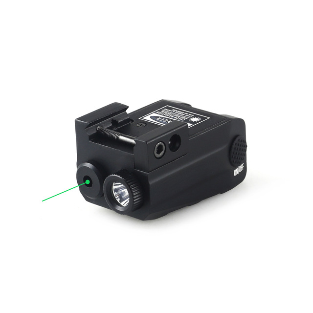 All-metal USB Charging Red and Green Laser Flashlight Integrated Tactical 20mm Portable