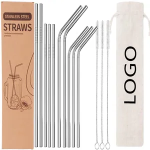 Wholesale drinking straws aluminum for Bars and Restaurants