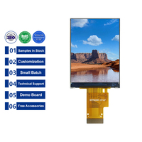 2 pouces 240*320 IPS MCU SPI TFT LCD Screen 22Pin 2 pouces LCD Display Module ST7789V Projector LCD Panel Custom CTP Touchscreen