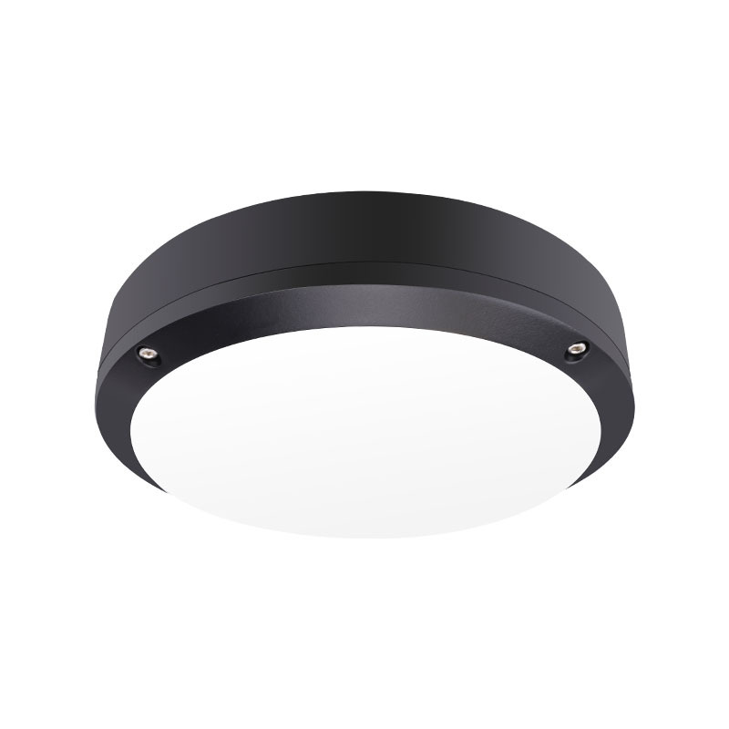 Round LED Ceiling Light 15W 20W 30W IP65 Waterproof Flush Mount Ceiling Lights White Black Led Bulkhead Light