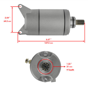Motor de arranque para YAMAHA <span class=keywords><strong>VIRAGO</strong></span> <span class=keywords><strong>535</strong></span> XVS650 1998-2016 3JB-81890-00 - Product Image 3
