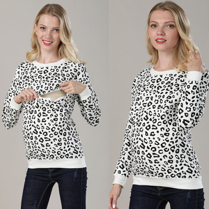 Ropa de <span class=keywords><strong>Lactancia</strong></span> para Mujer Talla Grande Emotion Moms 2025, Sudadera de Maternidad 100% Algodón - Product Image 6