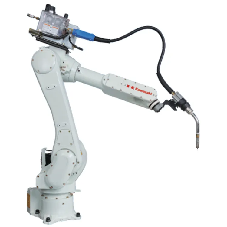 Braço robótico RA010N 6 eixo do braço do robô industrial robot de soldadura com controlador e PG3 E01 soldador a laser