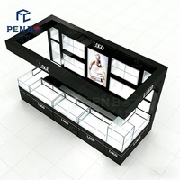 Kiosque de luxe de style Dubaï pour centre commercial, présentoir à bijoux, parfums, montres et cosmétiques, conception de boutique de parfums