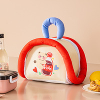 Tragbare Schul- und Pendler-Lunchboxen mit Reißverschluss Neue Frischhaltende Wärmeisolierende Aufbewahrung Lustige Lunchbox-Taschen