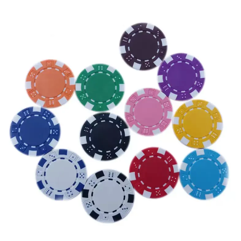 Stock du fabricant 100 pièces/ensemble jeu de puces de Poker numérique avec boîte en aluminium