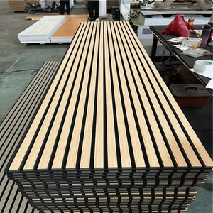 Pannelli Acustici in <span class=keywords><strong>Legno</strong></span> per Rivestimento Pareti e Soffitti <span class=keywords><strong>Interni</strong></span>, Insonorizzanti, Effetto <span class=keywords><strong>Legno</strong></span> per Decorazione Domestica - Product Image 1