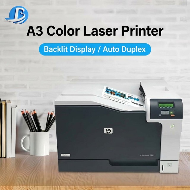 Brand New HP Color LaserJet Professional CP5225dn A3 Color Laser Printer Fast 20ppm Auto Duplex Network Ready Business Print