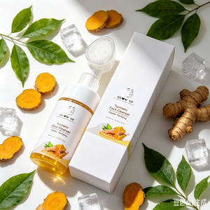 Private Label Turmeric Deep Cleansing Mousse Acne Scar Removal Skin Brightening Skincare Manufacturer - Product Image 3