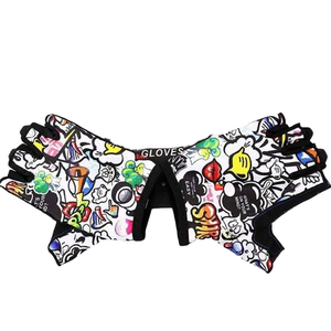 Guantes de Ciclismo Moreok para Niños, Medios Dedos, Transpirables, Antideslizantes, con Almohadillas de Espuma, Guantes de Verano para Niños y Niñas - Product Image 4