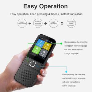 Dispositivo Traductor Inteligente T10, Corrección Instantánea <span class=keywords><strong>de</strong></span> Voz y Texto <span class=keywords><strong>en</strong></span> 138 Idiomas, Traducción Offline <span class=keywords><strong>en</strong></span> Más <span class=keywords><strong>de</strong></span> 14 Idiomas, Pantalla IPS, WiFi - Product Image 1