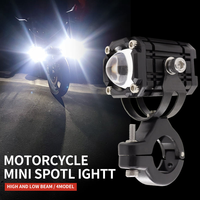 Projecteur Devil Eye pour véhicules électriques réverbère externe étanche faisceau haut et bas grand système d'éclairage de moto léger