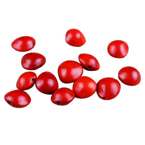 Perles de Bodhi en forme de cœur rouge, en vrac, pour la fabrication de bijoux, origine Yunnan, emballage en vrac SSHD01 - Product Image 5