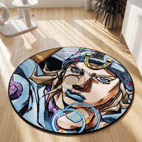 Tapis épais JOJO en forme de CD, doux, lavable, découpé sur mesure, tufté, pour la maison, l'hôtel et le bureau - Vente en gros