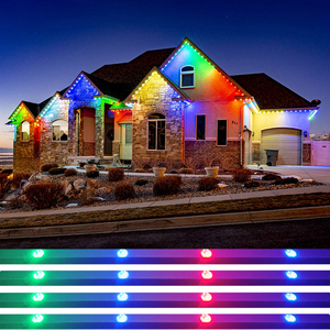 HRSYT 48V Projecteur LED extérieur à pixels pour façade, éclairage de piste pour <span class=keywords><strong>maison</strong></span>, indice de protection IP68 pour l'aménagement paysager, lumières ponctuelles de Noël permanentes - Product Image 1