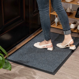 Alfombrillas duraderas de alto tráfico Super Berber High Traffic Ultra-Grip Alfombrilla de entrada trasera Alfombrillas de puerta Precio - Product Image 4