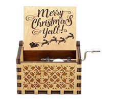 Caja de <span class=keywords><strong>Música</strong></span> de Madera <span class=keywords><strong>Popular</strong></span> con Manivela y Temática <span class=keywords><strong>Navideña</strong></span> Personalizada, Regalo con <span class=keywords><strong>Música</strong></span> y Diseño Personalizados - Product Image 6