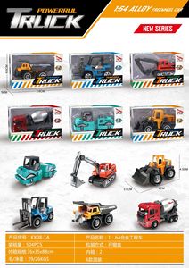 Nuevo Mini Coche de Ingeniería de Aleación a Escala 1:64, Modelo de Simulación, Camión de <span class=keywords><strong>Juguete</strong></span> Deslizante, Coche Pequeño de Metal, Regalos para Niños, Juguetes Infantiles - Product Image 4