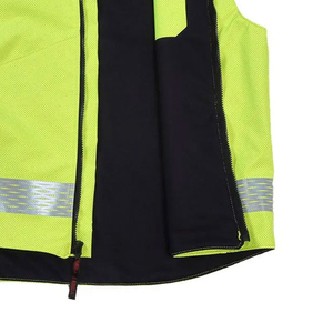 Chaleco de Seguridad al por Mayor con Tiras Reflectantes y Logotipo, Venta Caliente, Chaleco de Seguridad de Alta Visibilidad Personalizado para Construcción - Product Image 6