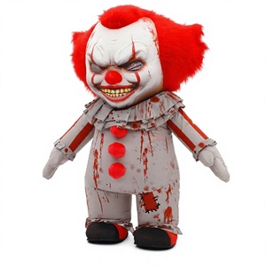 <span class=keywords><strong>Disfraz</strong></span> de Payaso Pennywise Inflable Personalizado, Peluche de Pelo Rojo, Traje para Caminar, <span class=keywords><strong>Disfraz</strong></span> de Halloween para Adultos, Cosplay de la Película <span class=keywords><strong>IT</strong></span> - Product Image 4
