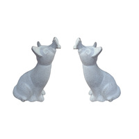 Serre-livres décoratifs en fonte en forme de chat, supports de livres en métal pour étagères, bureaux, chambres