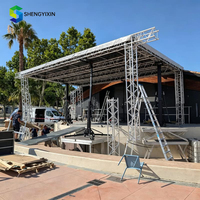 Plataforma de Aluminio Resistente para Conciertos, Eventos, Fiestas, Exhibiciones, Iluminación Exterior, Soporte Portátil para DJ, Sistema de Escenario, de Fábrica