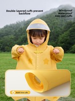 Imperméable pour enfants avec imprimé étoiles, tissu crypté résistant aux déchirures, pour garçons et filles, pour les jeux en plein air