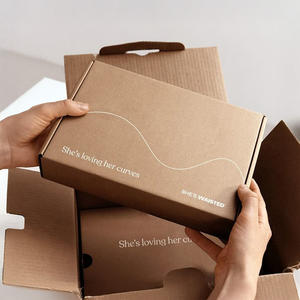 Оптовые натуральные коричневые картонные папки из гофрированного картона с двойными стенками, 5 слоев, прочные, для переезда, хранения и разделения пространства внутри шкафа - Product Image 3