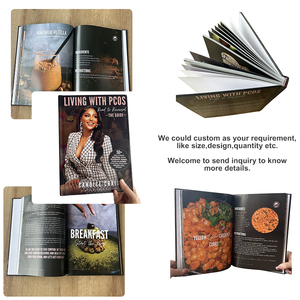 Tùy Chỉnh <span class=keywords><strong>Cookbook</strong></span> Chất Lượng Cao Công Thức Nấu Ăn Chất Kết Dính In Ấn <span class=keywords><strong>Menu</strong></span> Thiết Kế Thời Trang Bù Đắp In Ấn Cuốn Sách OEM Phim Cán Mềm Bìa - Product Image 4