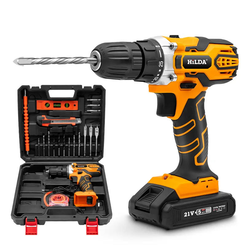 Cordless power drills Screw 21 V Electric Screwdriver Lithium Rechargeable Power Tools Replace drill press taladro inalambrico
