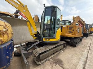 Miniexcavadora Yanmar de 5,5 toneladas, máquina de movimiento de tierra usada con componentes básicos, rodamiento de bomba de motor, precio PLC de Japón - Product Image 6