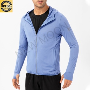 เสื้อฮู้ดผู้ชายสำหรับฤดูใบไม้ร่วงและฤดูหนาว แบบสวมหัว แขนยาว มีช่องสำหรับนิ้วมือ เหมาะสำหรับออกกำลังกาย - Product Image 5