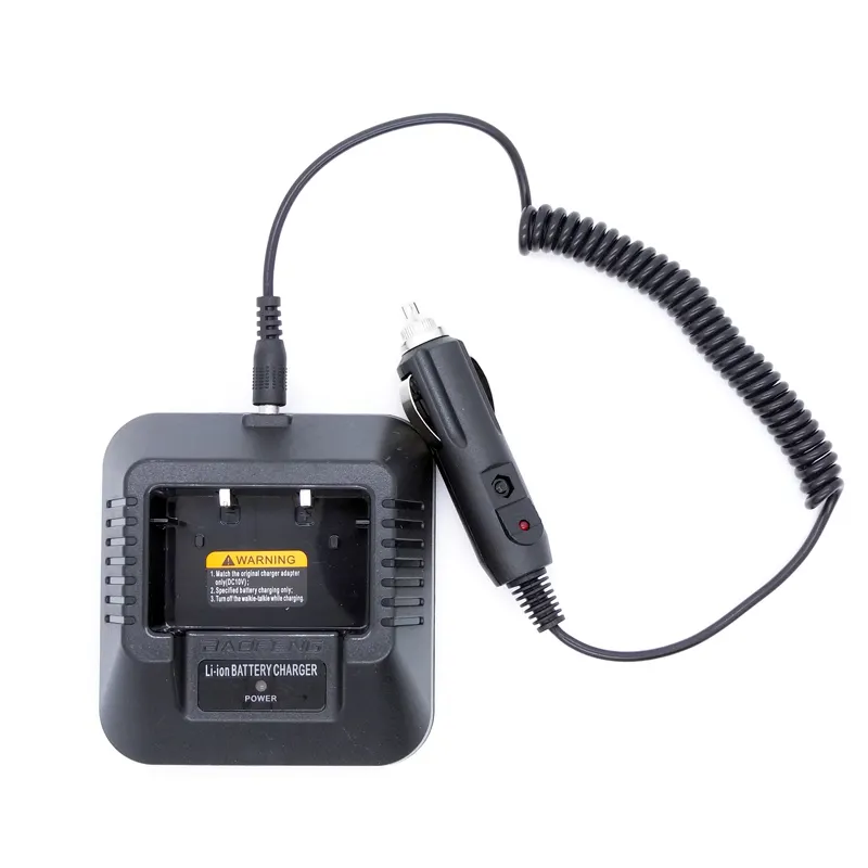 Двухстороннее автомобильное зарядное устройство для Baofeng UV-5R Radio