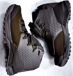 DF32 Men <b>Black</b> Breathable Mesh Tactical Boots Mid-Cut Lightweight <b>Combat</b> Hiking Boots All-Terrain Outdoor Activities All Seasons - Product Image 2