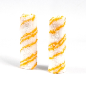 Sarı çizgi dökümsüz <span class=keywords><strong>Mini</strong></span> rulo ile 4 inç emaye rulo 4 inç Polyester boya rulo kapak - Product Image 2